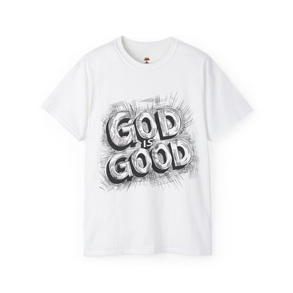 God is Good, All the Time Urban Graffiti Graphic Tee